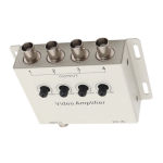 Video Amplifier 4-Channel Video Amplifier Splitter (EU Plug)